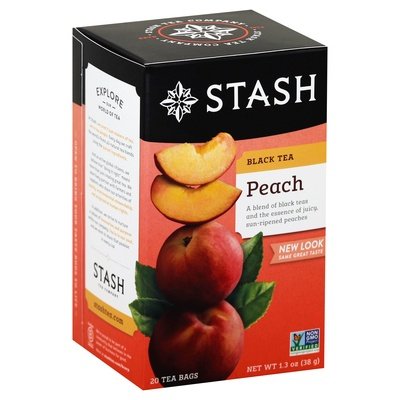 Stash Peach Prem Blk Tea 6/20 BAG [UNFI #29217]