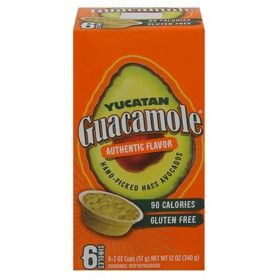 Yucatan Foods Guacamole Authentic Singles 6-6/2 Oz [Peterson #25860]