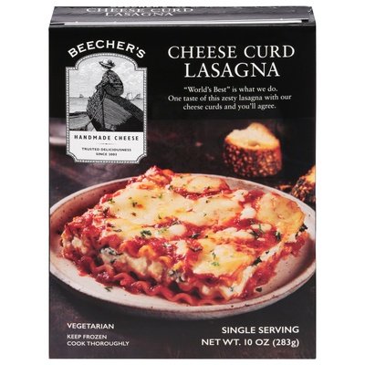 Beechers Cheese Curd Lasagna Single Serve 8/10 Oz [UNFI #8877]