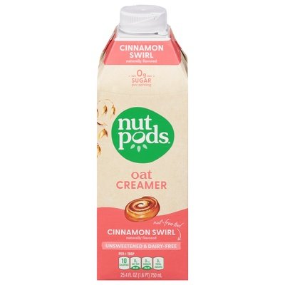 Nutpods Oat Cinnamon Swirl Unsweetend  6/25.4 OZ [UNFI #13932]