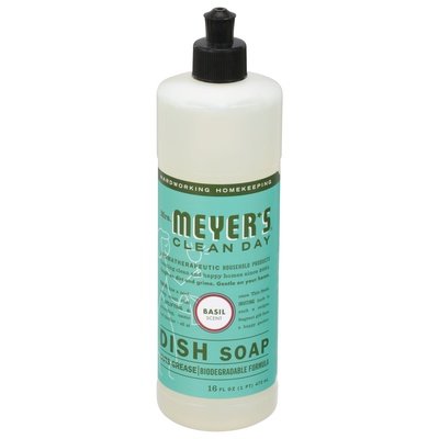 Mrs Meyers Dish Soap Basil 6/16 OZ [UNFI #64583] T