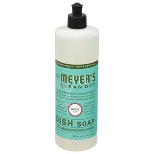 Mrs Meyers Dish Soap Basil 6/16 OZ [UNFI #64583] T