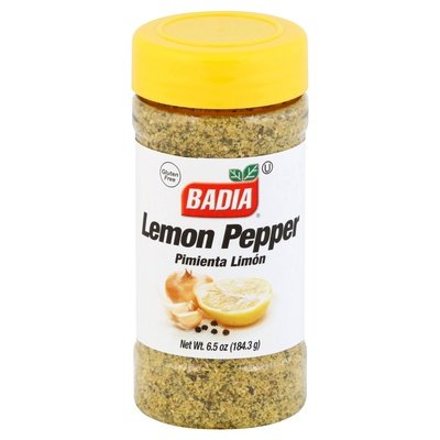 Badia Spices Lemon Pepper Seasoning 6/6.5 Oz [UNFI #32353]