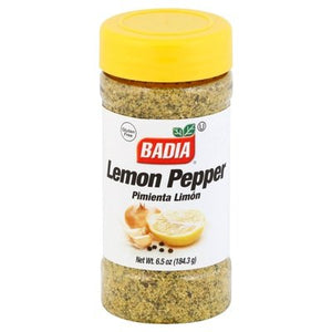 Badia Spices Lemon Pepper Seasoning 6/6.5 Oz [UNFI #32353]