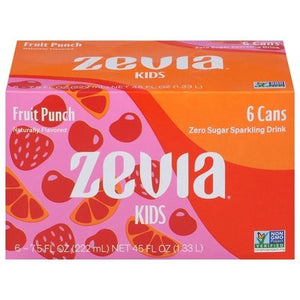 Zevia Kidz Frt/Pnch Sprk 4/6/7.5 Z [UNFI #79825]