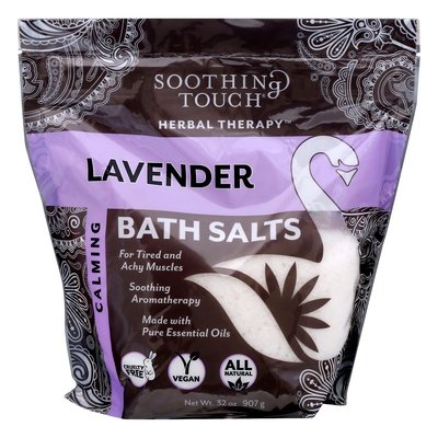 Soothing Touch Bath Salts Lavender 32 OZ [UNFI #69172] T