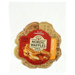 Nordic Waffles Egg, Cheese And Bacon 12/11.45 Oz [UNFI #09109]