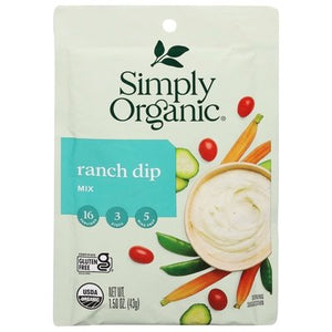 OG2 Simply Org Dip Mix Ranch 12/1.5 OZ [UNFI #53434]