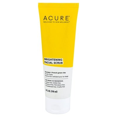 Acure Brightening Facial Scrub 4 OZ [UNFI #82556] T