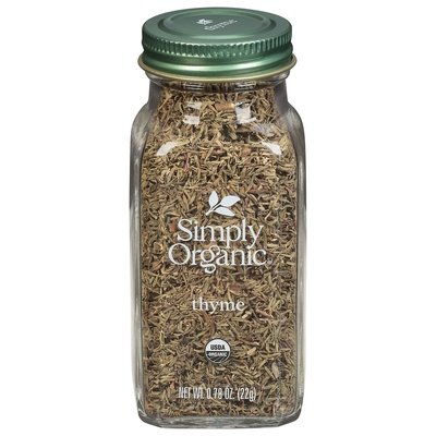 OG2 Simply Organic Thyme Lf 6/.78 OZ [UNFI #28714]