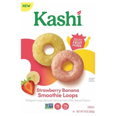 Kashi Strawberry Banana Smoothie Loop 8/10 Oz [UNFI #73697]