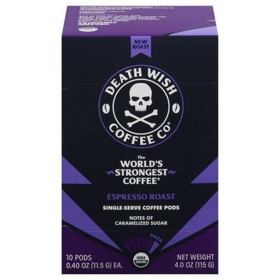 OG2 Death Wish Coffee Espresso Roast 6/10 Ct [UNFI #81255]