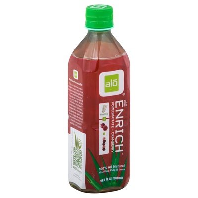 Alo Enrich Aloe W Pomegrnt Cranbrry 12/16.9 OZ [UNFI #66357]