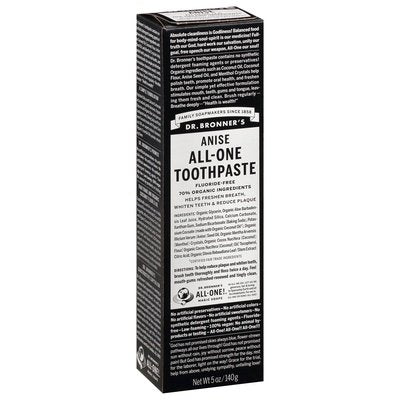 Dr Bronners All One Anise Toothpaste 5 OZ [UNFI #44370] T