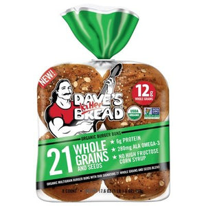 Daves Killer Bread Buns 21 Whole Grains 12/17.6Oz [UNFI #61766]