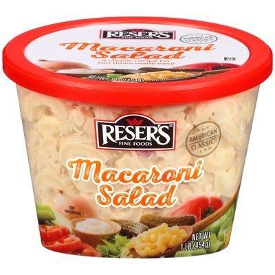 Resers Fine Foods Salad Macaroni Oval 12/16 Oz [Peterson #71605]