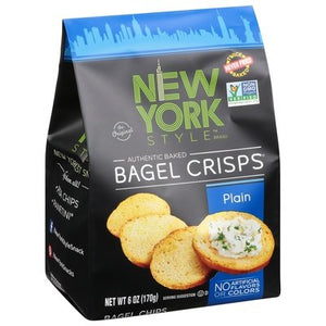 New York Style Bagel Crisps, Plain 6/6 Oz [UNFI #80275]