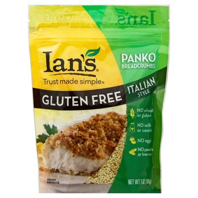 Ians Afgf Italian Panko Breadcrumbs 8/7 OZ [UNFI #26428]