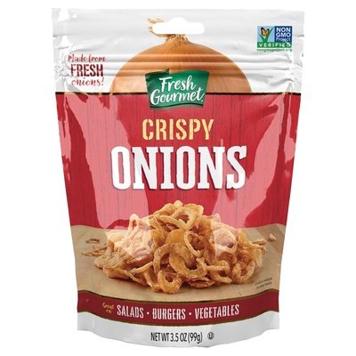 F.G.CRISPY ONIONS-LIGHTLY 12/3.5OZ [Charlies #019-06135]