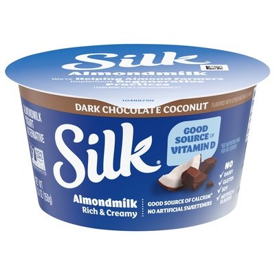 Silk Alm Yog Dkchoc Cnut 8/5.30 OZ [UNFI #14917]