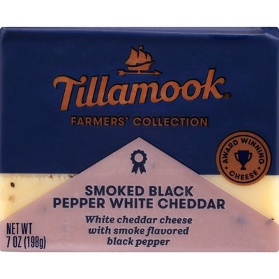Tillamook Smoked Black Pepper White Cheddar 12/7 Oz [Peterson #24659]