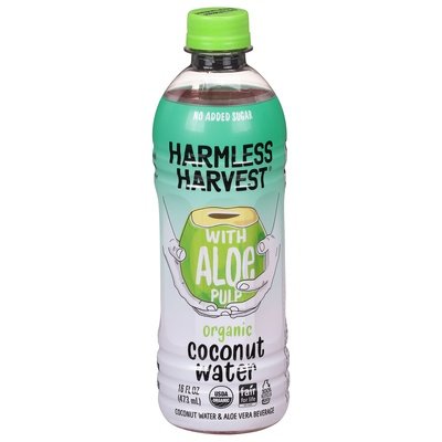 Harmless Harvest Coconut Water Aloe Vera Pulp 6/16 Oz [UNFI #58382]