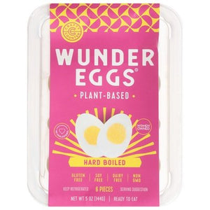 Wunder Eggs Hard Boiled Eggs Plant Based 6/6 Ct [UNFI #82748]