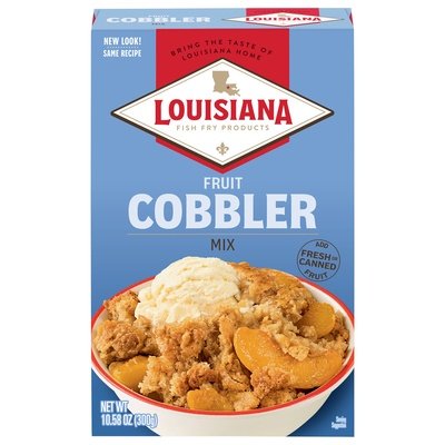 Louisiana Fish Fry Fruit Cobbler Mix 6/10.58 Oz [UNFI #75903]