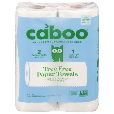 Caboo 75 Sheets 12/2 CT [UNFI #19195] T