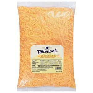 Tillamook Cheddar Shredded Medium 4/5 LB [Peterson #80900] ***PRICE PER LB***