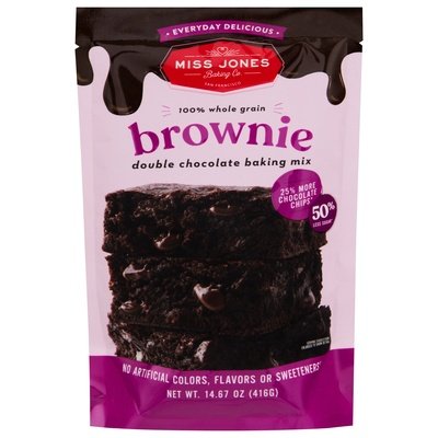 Miss Jones Baking Co Double Chocolate Brownie 6/14.67 OZ [UNFI #38912]