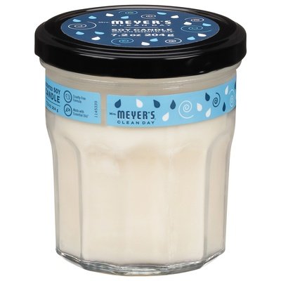Mrs. Meyer`S Clean Day Rain Water Soy Candle Jar 6/7.2 Oz [UNFI #15594] T