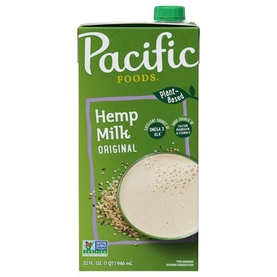 Pacific Foods Hemp Milk Original 12/32 OZ [UNFI #65523]