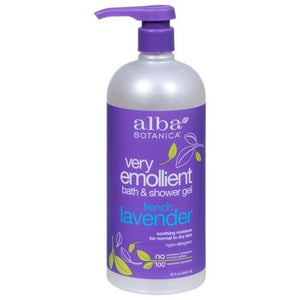 Alba Bot Bath Gel Lavender Og 32 OZ [UNFI #56283] T