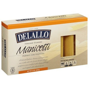 Delallo Manicotti 12/8 OZ [UNFI #89087]