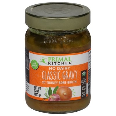 Primal Kitchen Gravy Turkey Bone Broth Clssc 6/12 OZ [UNFI #81026]
