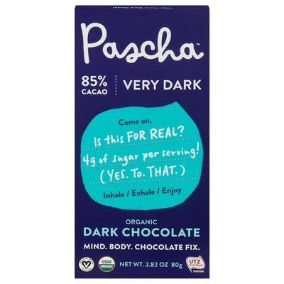 OG2 Pascha Dark Chocolate 85% Cacao 10/2.82OZ [UNFI #63627]