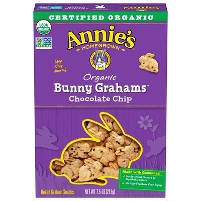 OG2 Annies Bunny Grahams Chocolate Chip 12/7.5 OZ [UNFI #61566]