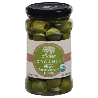 OG2 Divina Pitted Castelvetrano Olives 6/4.9 OZ [UNFI #31566]