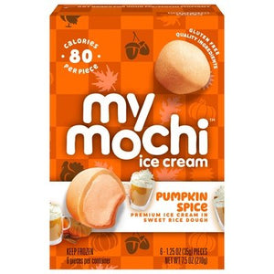 My/Mo Pumpkin Spice Mochi 12/6/1.25 Oz [UNFI #3775]