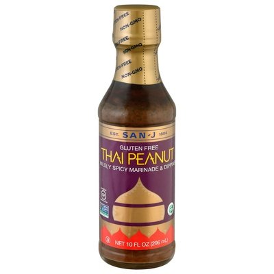 San-j Thai Peanut Sauce Gf 6/10 OZ [UNFI #20433]