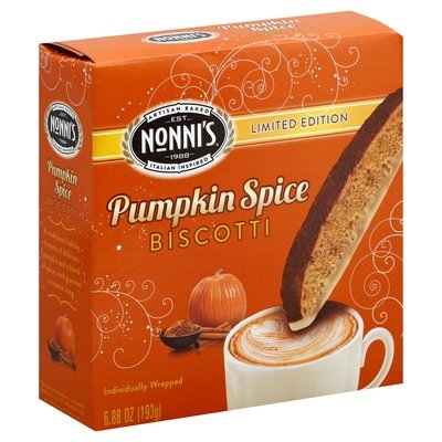 Nonni`S Pumpkin Spice 12/6.88 OZ [UNFI #33035]