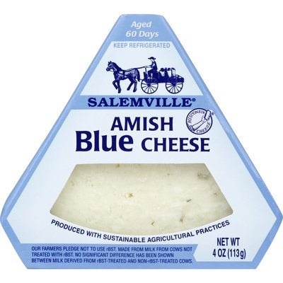 Salemville Blue Cheese Wedge 12/4 Oz [Peterson #20178]