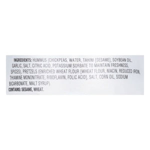 Sabra Go Mediterranean Hummus Rstd Garl W Pretzel 12/4.3 Oz [Peterson #15221]