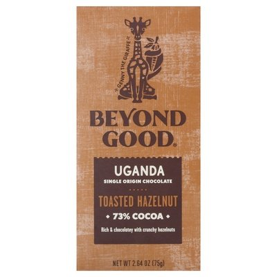 OG2 Beyond Good Toastdhazelnut,73%Cacao,Uganda 12/2.64 Oz [UNFI #20402]