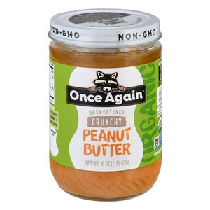 OG1 Once Again Peanut Butter,Crunchy With Salt 6/16 OZ [UNFI #00759]