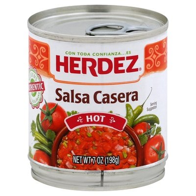 Herdez Casera Salsa Hot Cn 12/7 OZ [UNFI #54461]