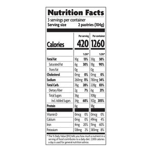OG2 Nat Path Tstr Pastry Wldbry Acai 12/11 OZ [UNFI #36743]