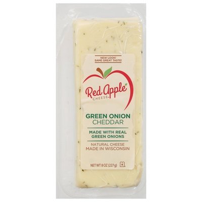 Red Apple Cheddar Green Onion 12/8 Oz [Peterson #10543]