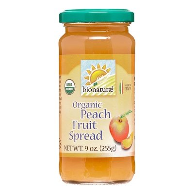 OG2 Bionaturae Fruit Spread Peach 12/9 OZ [UNFI #05616]